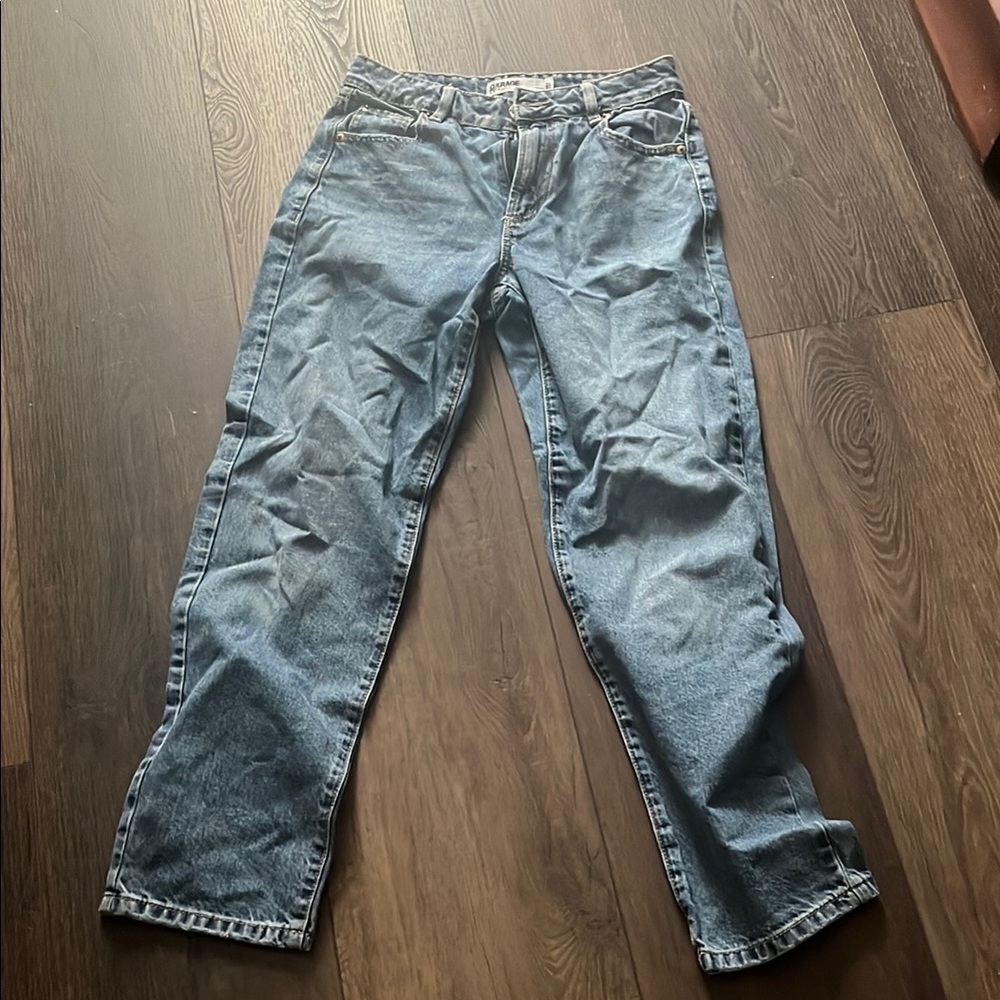 Garage Men's Light Blue Relaxed Denim Jeans